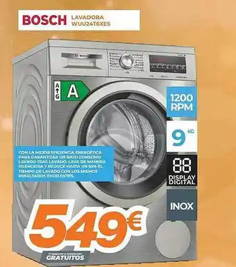 Pascual Martí Bosch lavadora wuu24t6xes oferta