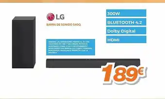 Pascual Martí Lg barra de sonido s40q oferta