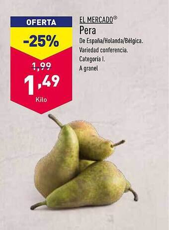 ALDI El mercado pera oferta