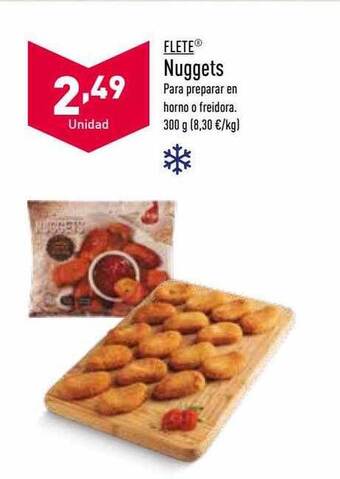 ALDI Flete nuggets oferta