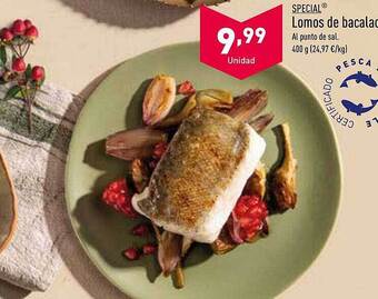 ALDI Special lomos de bacalao oferta