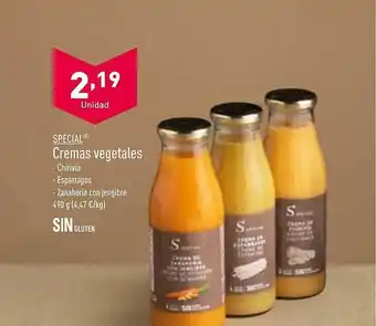 ALDI Special cremas vegetales oferta