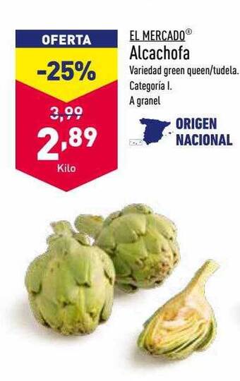 ALDI El mercado alcachofa oferta