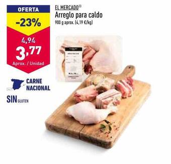 ALDI El mercado arreglo para caldo oferta