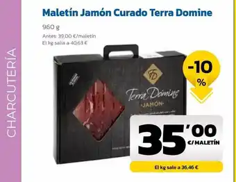 AhorraMas Maletín jamón curado terra domine oferta