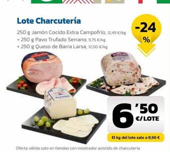 AhorraMas Lote charcutería oferta