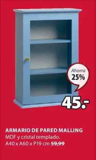 JYSK Armario de pared malling oferta
