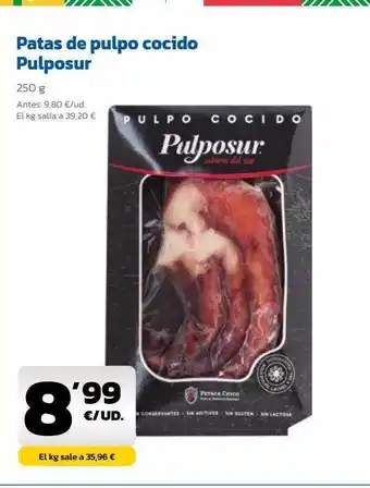 AhorraMas Patas de pulop cocido pulposur oferta