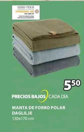 JYSK Manta de forro polar daglilje oferta