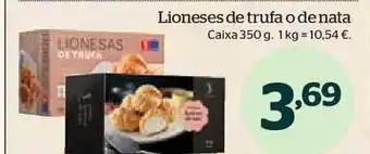 La Sirena Lioneses de trufa o de nata oferta