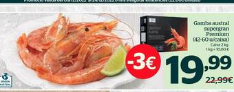 La Sirena Gamba austral supergran premium oferta