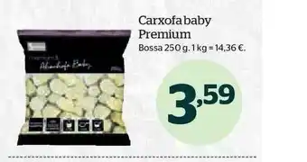 La Sirena Carxofa baby premium oferta