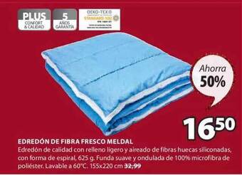 JYSK Edredón de fibra fresco meldal oferta
