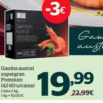 La Sirena Gamba austral supergran premium oferta