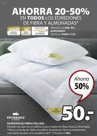 JYSK Kronborg edredón de fibra fjelldal oferta