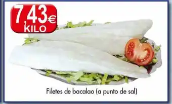 Congelados Copos Filetes de bacalao a punto de sal oferta