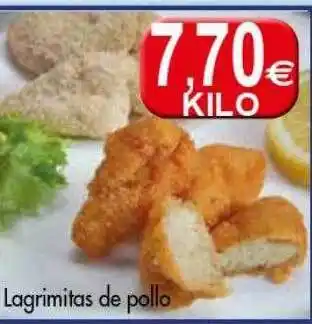 Congelados Copos Lagrimitas de pollo oferta