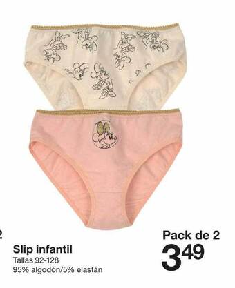 Zeeman Slip infantil oferta