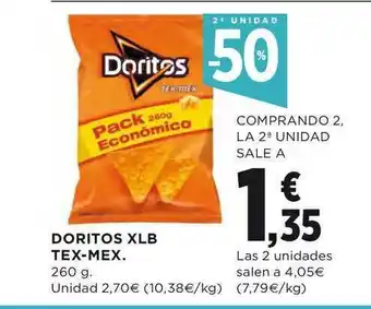 El Corte Inglés Doritos Xlb Tex-mex 260g oferta