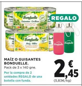 El Corte Inglés Maíz O Guisante Bonduelle oferta