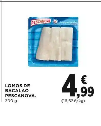 El Corte Inglés Lomos De Bacalao Pescanova 300g oferta