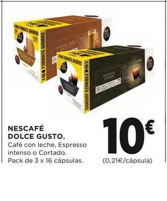 El Corte Inglés Nescafé Dolce Gusto oferta