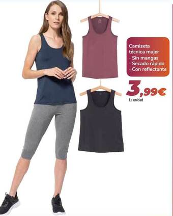 Carrefour Camiseta Técnica Mujer oferta