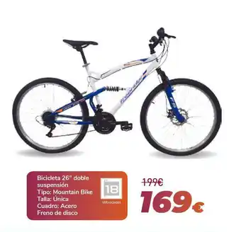Carrefour Bicicleta 26 oferta