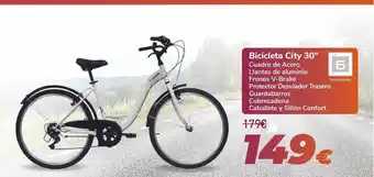 Carrefour Bicicleta City 30 oferta
