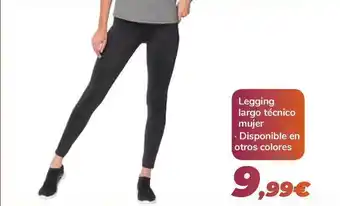 Carrefour Legging Largo Técnico Mujer oferta