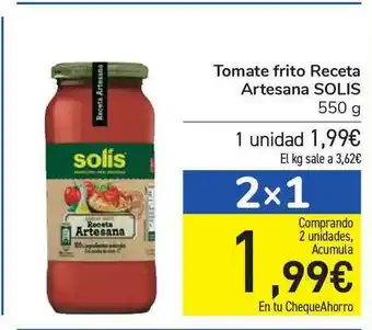 Carrefour Tomate Frito Receta Artesana Solis 550g oferta