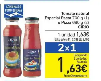 Carrefour Tomate Natural Especial Pasta O Pizza oferta