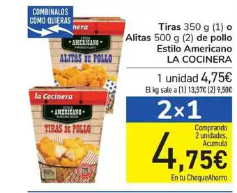Carrefour La Cocinera Tiras O Alitas De Pollo Estilo Americano oferta