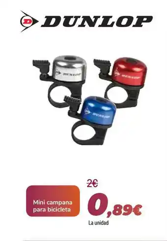 Carrefour Mini Campana Para Bicicleta Dunlop oferta