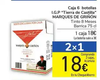 Carrefour Canja 6 Botellas I.g.p. 75cl oferta