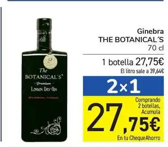 Carrefour Ginebra The Botanical's 70cl oferta