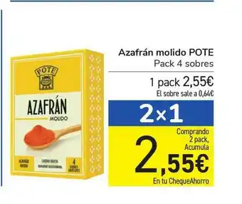 Carrefour Azafrán Molido Pote oferta