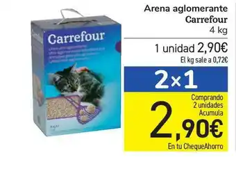 Carrefour Arena Aglomerante Carrefour 4kg oferta