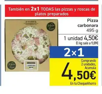 Carrefour Pizza Carbonara 495g oferta
