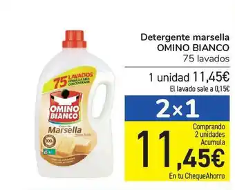 Carrefour Omino Bianco Detergente Marsella oferta