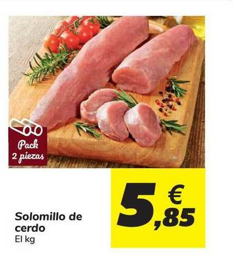 Carrefour Solomillo De Cerdo oferta