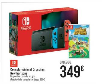 Carrefour Consola + Animal Crossing : New Horizons oferta