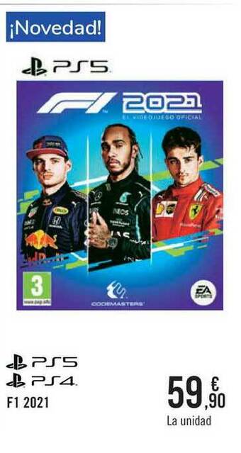 Carrefour Ps5 Ps4 F1 2021 oferta