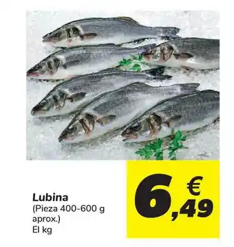 Carrefour Lubina 400-600g oferta