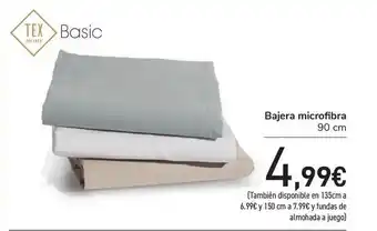 Carrefour Tex Home Basic Bajera Microfibra oferta
