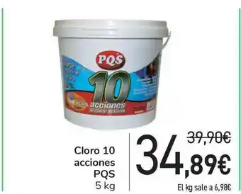 Carrefour Cloro 10 Acciones Pqs oferta