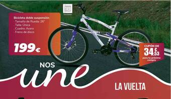 Carrefour Bicicleta Doble Suspensión oferta