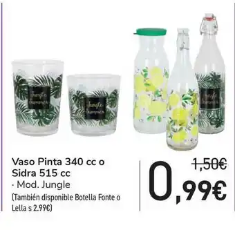 Carrefour Vaso Pinta 340 Cc O Sidra 515 Cc oferta