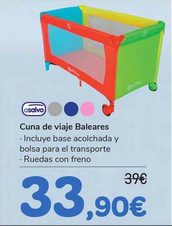 Carrefour Asalvo Cuna De Viaje Baleares oferta