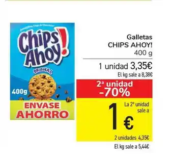 Carrefour Galletas Chips Ahoy! 400g oferta